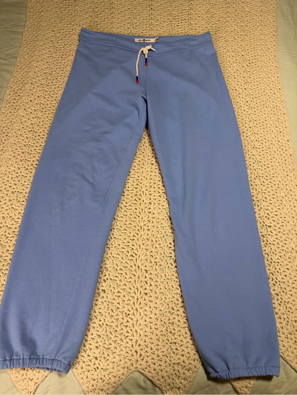 Tory Sport Sky Blue Women's Drawstring Joggers